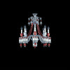 Baccarat Zénith Red Chandelier