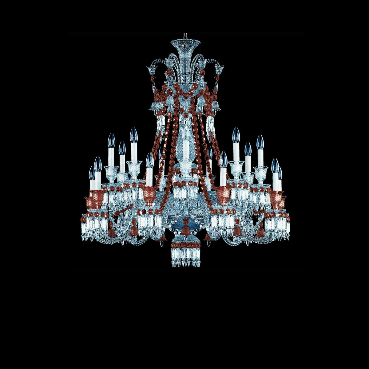 Baccarat Zénith Red Chandelier