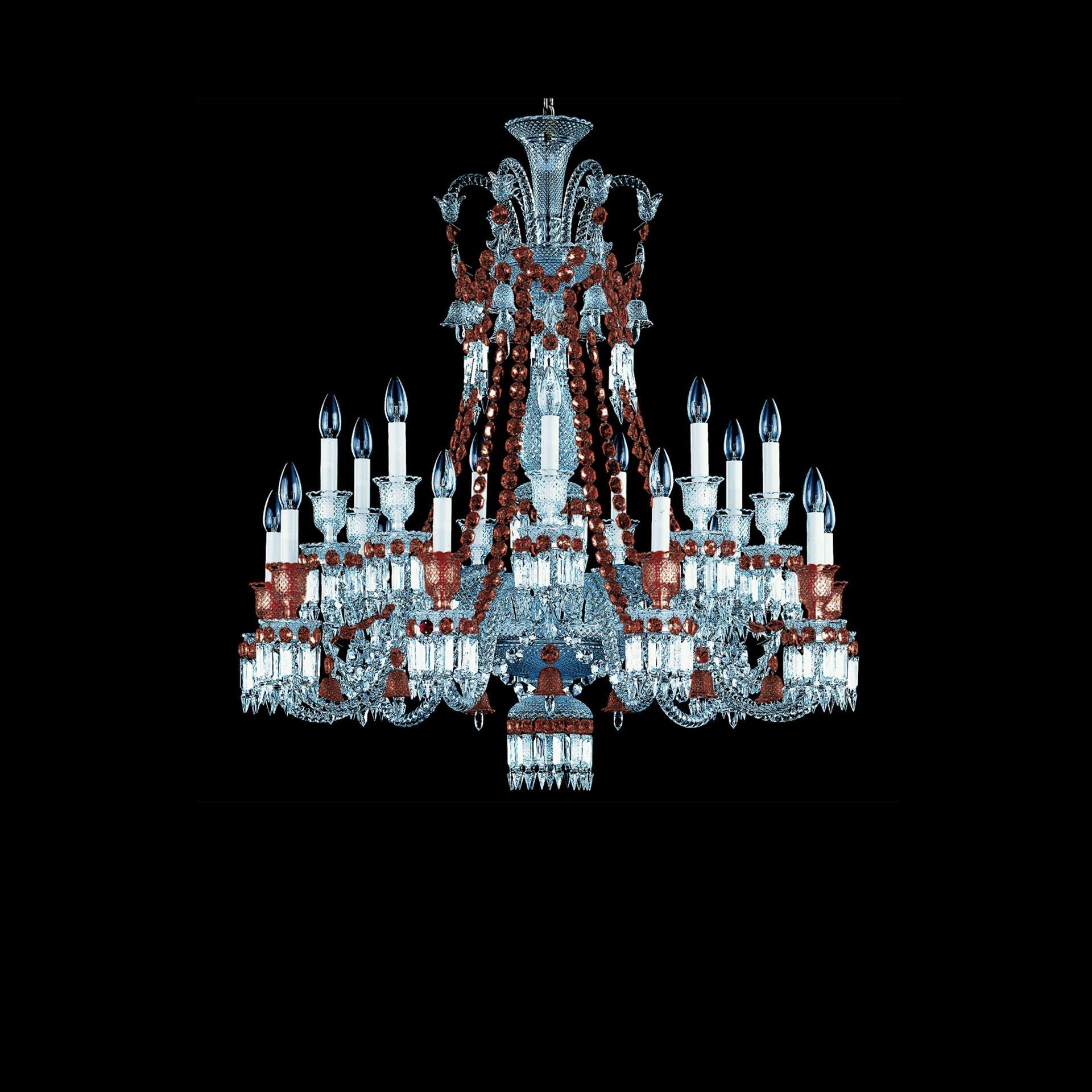 Baccarat Zénith Red Chandelier