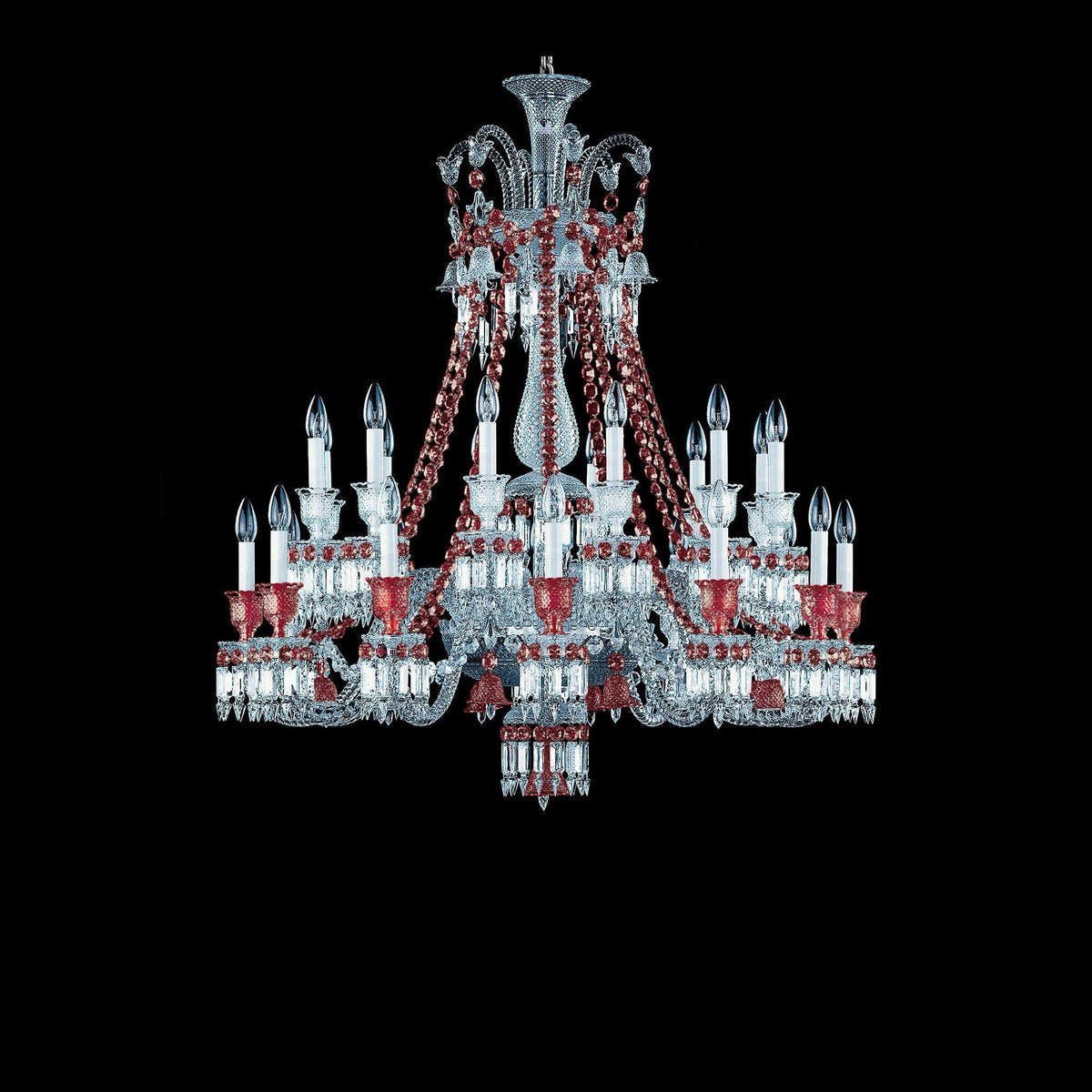Baccarat Zénith Red Chandelier