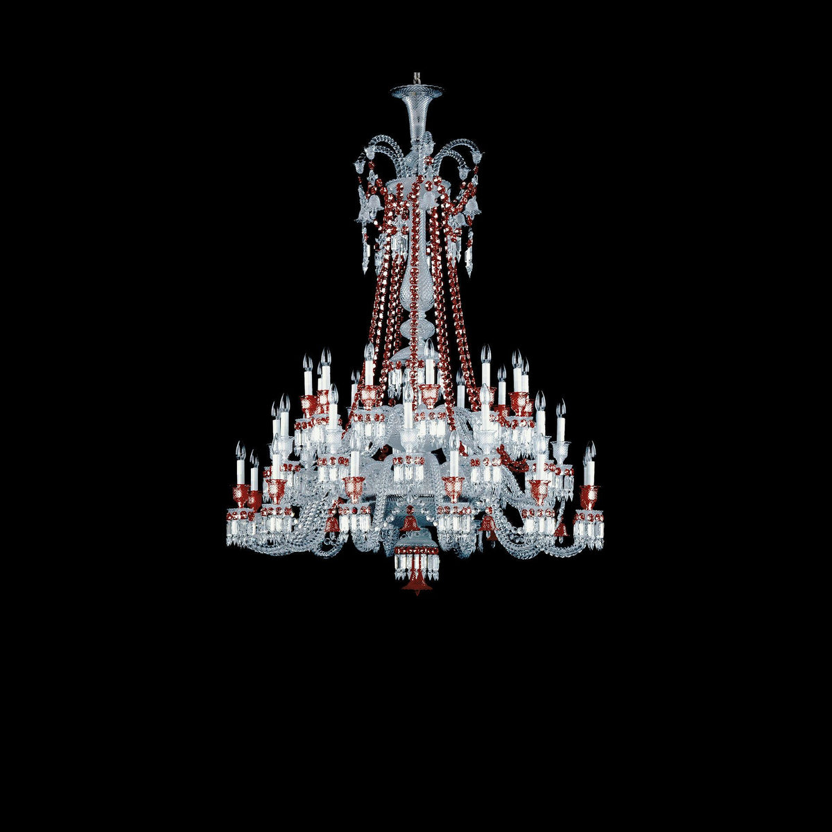 Baccarat Zénith Red Chandelier