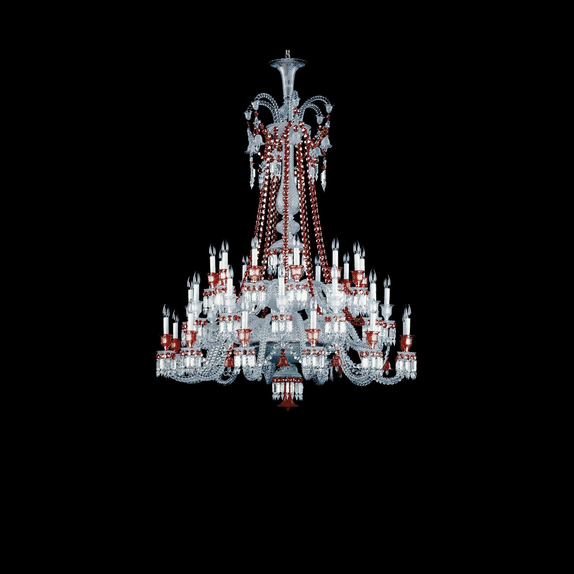 Baccarat Zénith Red Chandelier