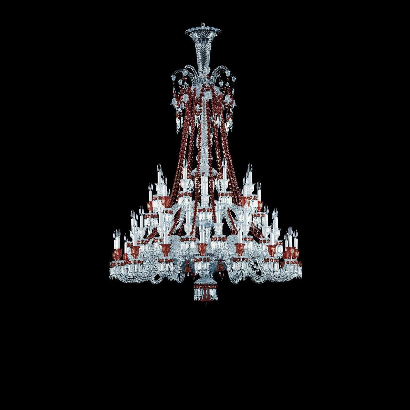 Baccarat Zénith Red Chandelier