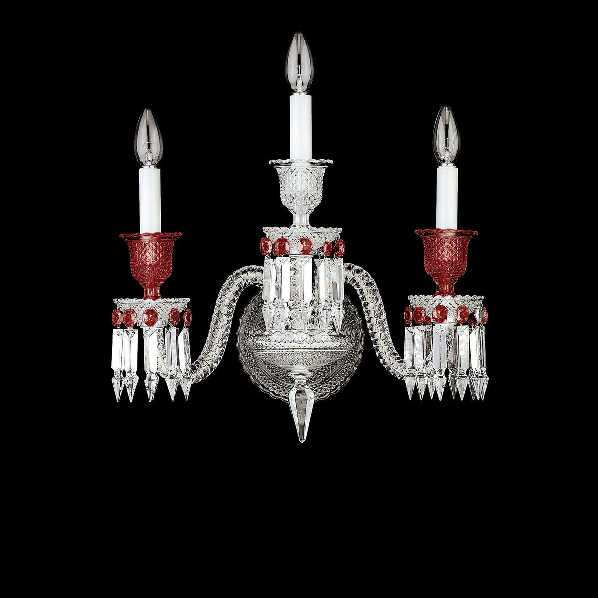 Baccarat Zénith Red Wall Sconce