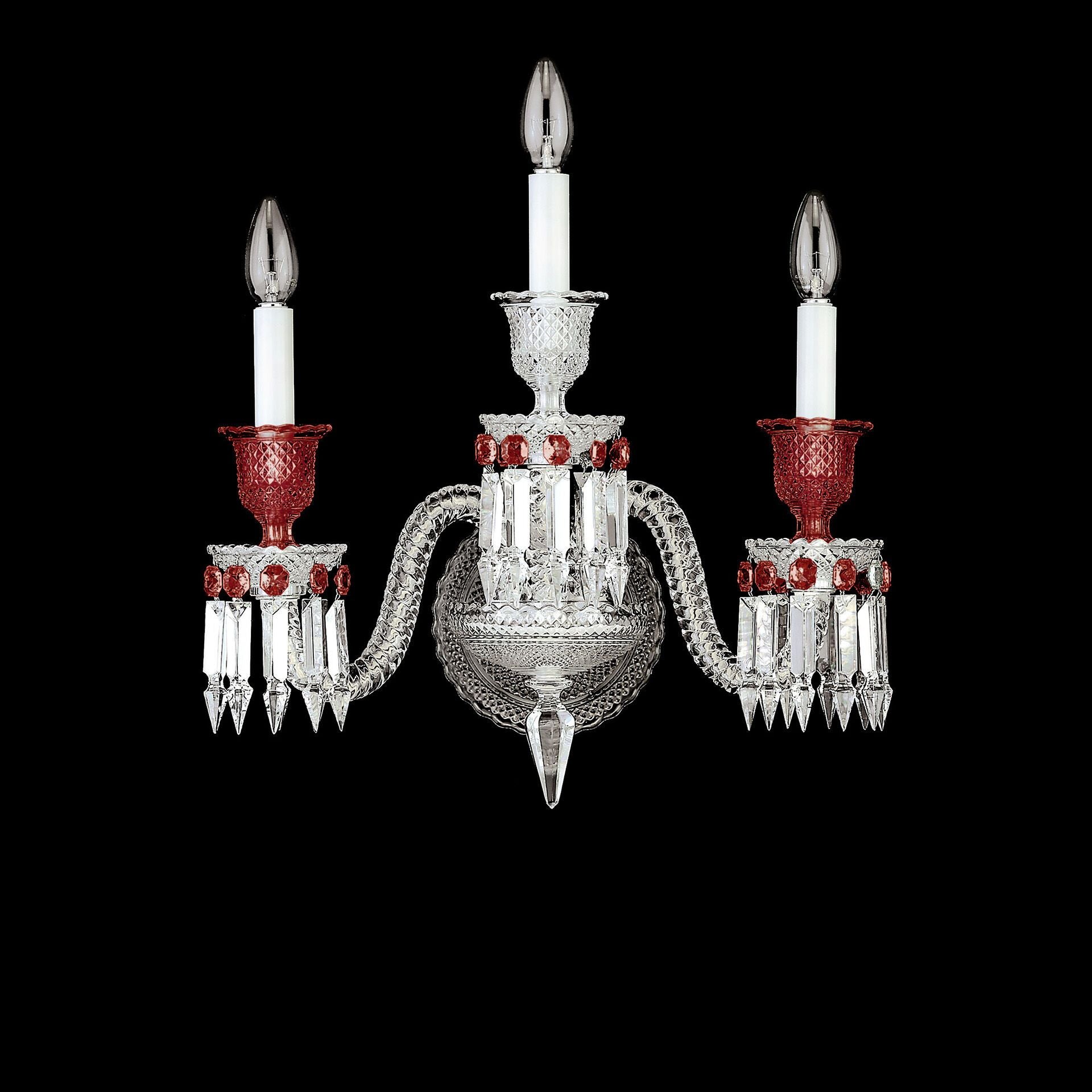 Baccarat Zénith Red Wall Sconce