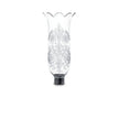 Baccarat Tulipe Hurricane Shade Scalloped Top Acanthus