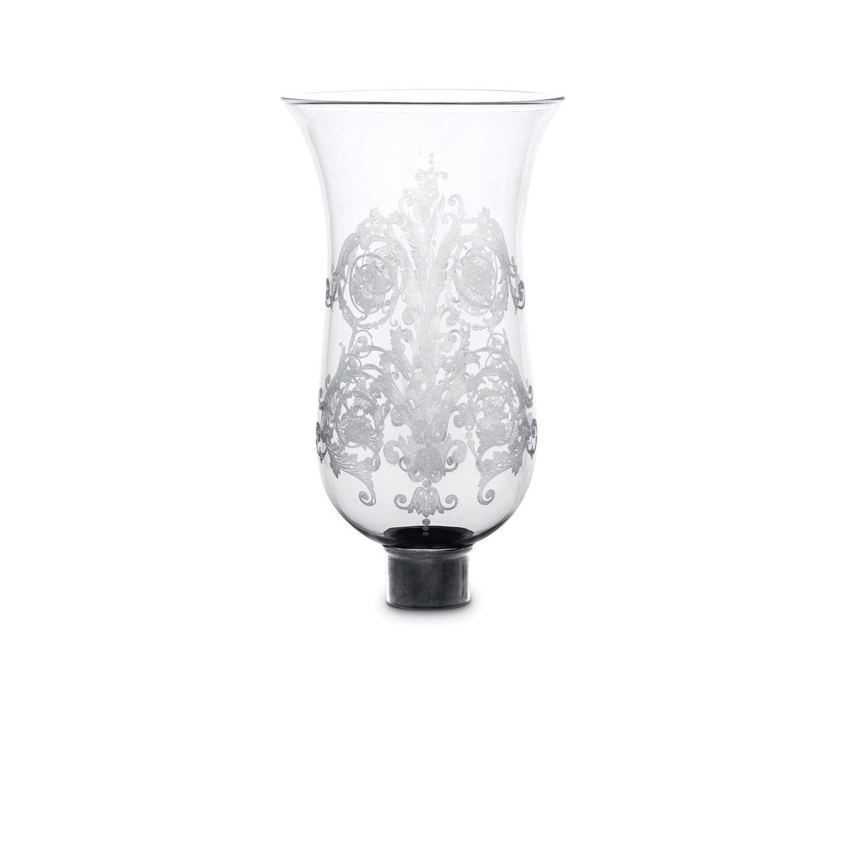 Baccarat Tulipe Hurricane Shade Flat Top Acanthus