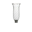 Baccarat Tulipe Hurricane Shade Scalloped Top Rice Grain
