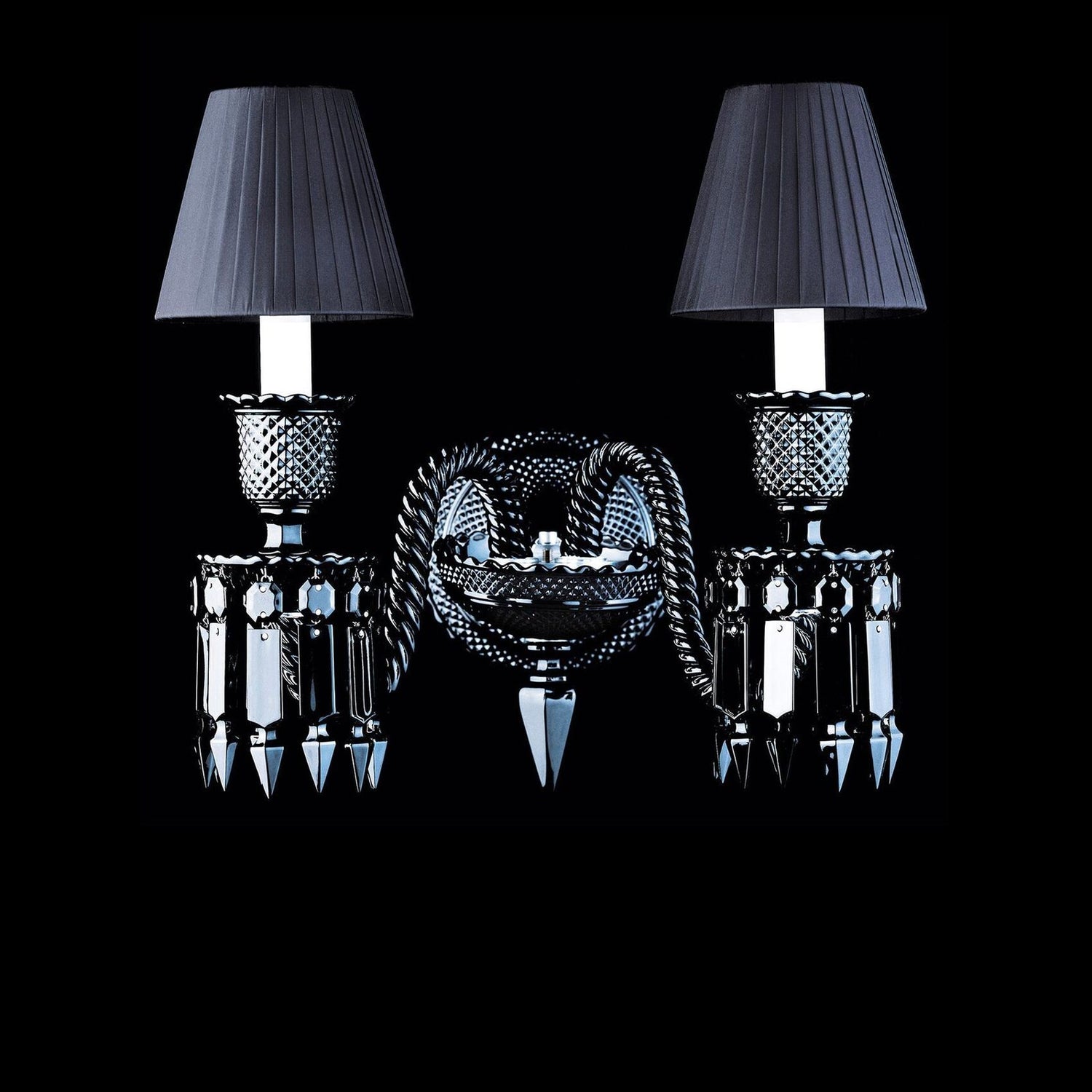 Baccarat Zénith Black Wall Sconce