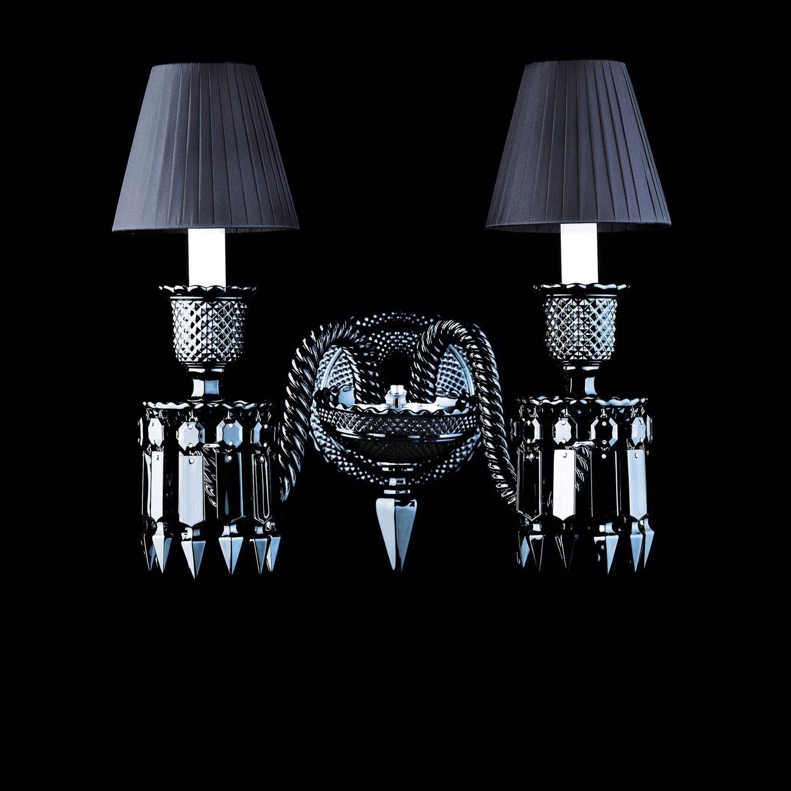 Baccarat Zénith Black Wall Sconce