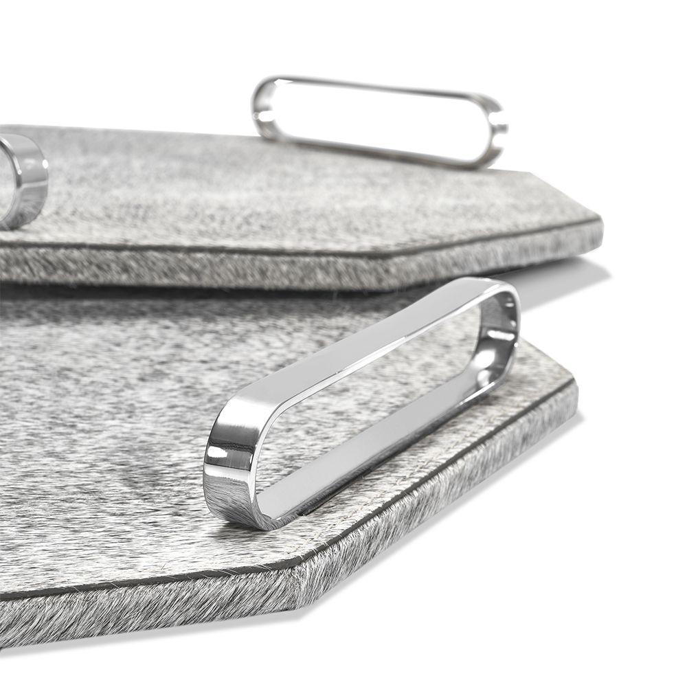 Interlude Audrina Octagonal Trays - Set of 2