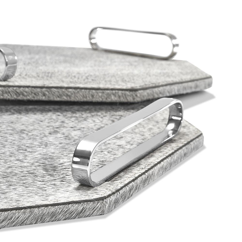 Interlude Audrina Octagonal Trays - Set of 2