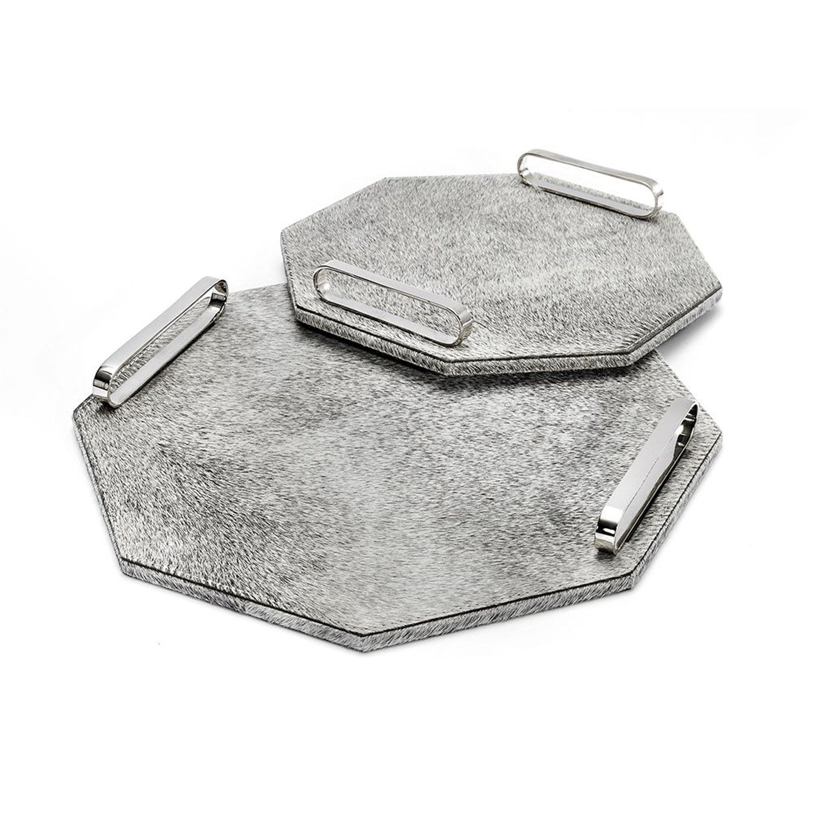 Interlude Audrina Octagonal Trays - Set of 2