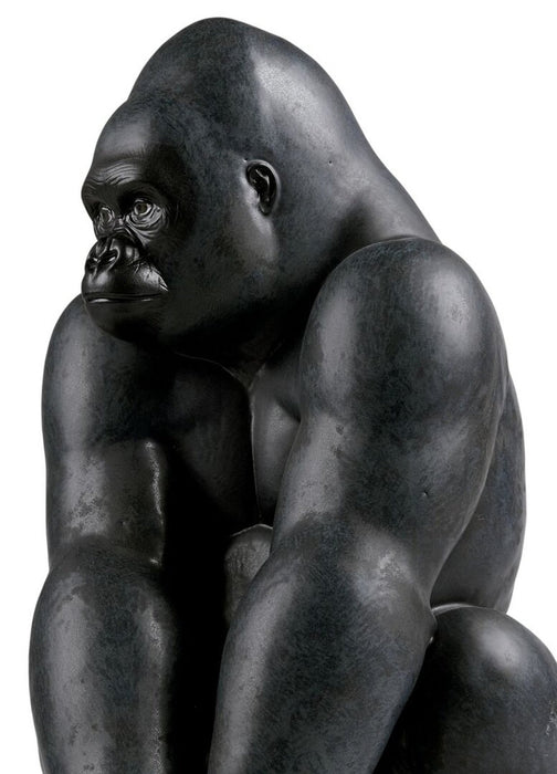 Lladro Gorilla Figurine