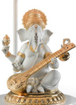 Lladro Veena Ganesha Table Lamp Golden Luster (US)