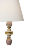Lladro Firefly Table Lamp Pink and Golden Luster (US)