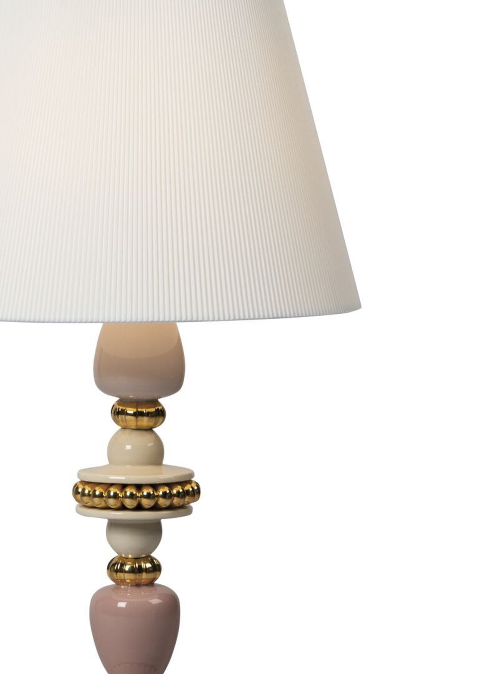 Lladro Firefly Table Lamp Pink and Golden Luster (US)