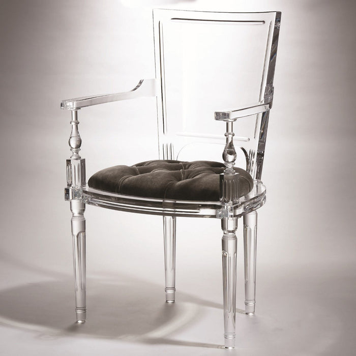 Global Views Marilyn Acrylic Arm Chair