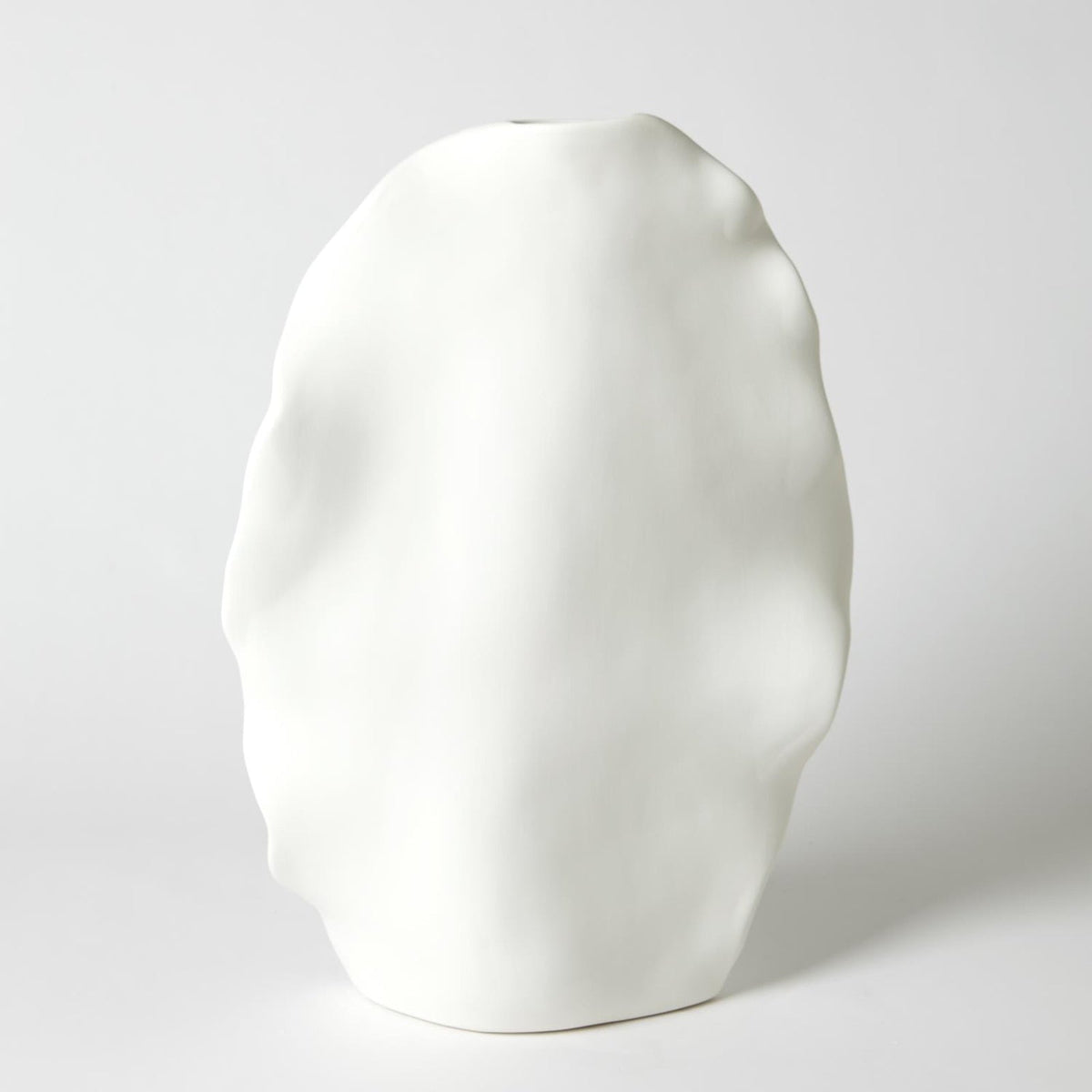 Global Views Matte White Kelp Vase