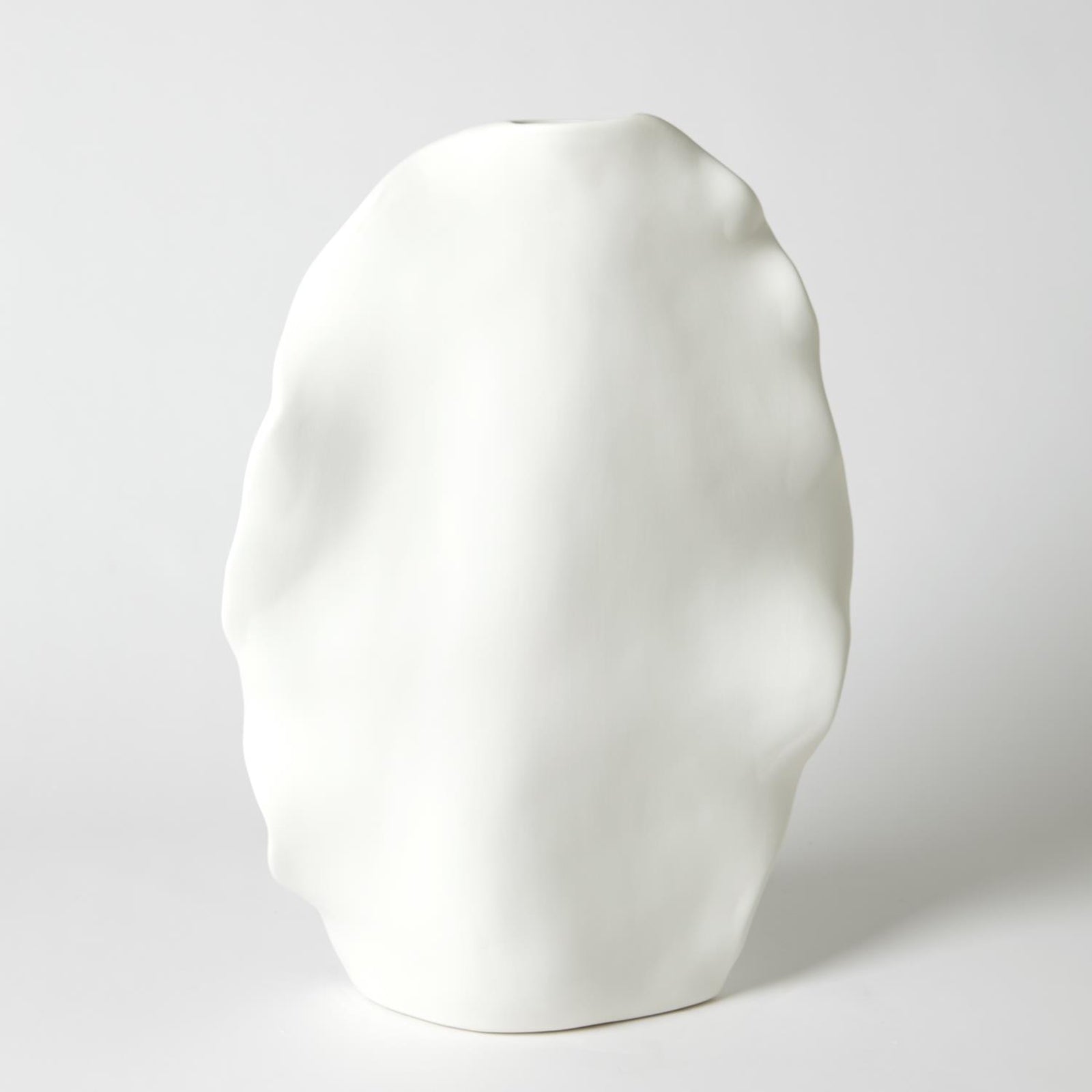 Global Views Kelp Vase Matte White