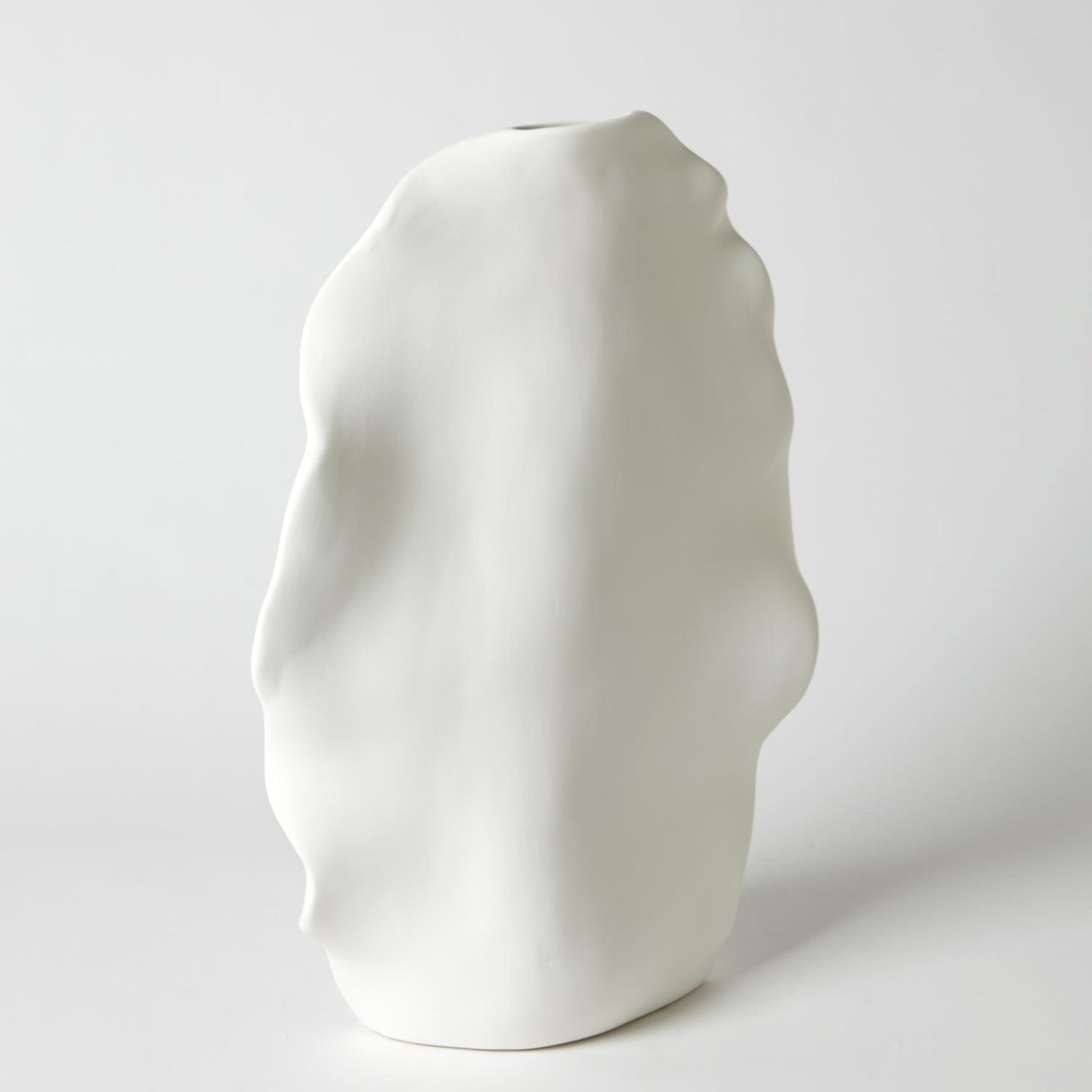 Global Views Kelp Vase Matte White