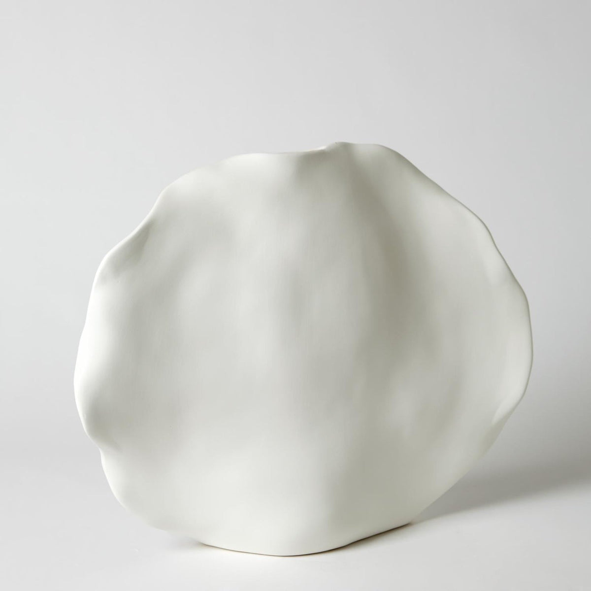 Global Views Matte White Kelp Vase