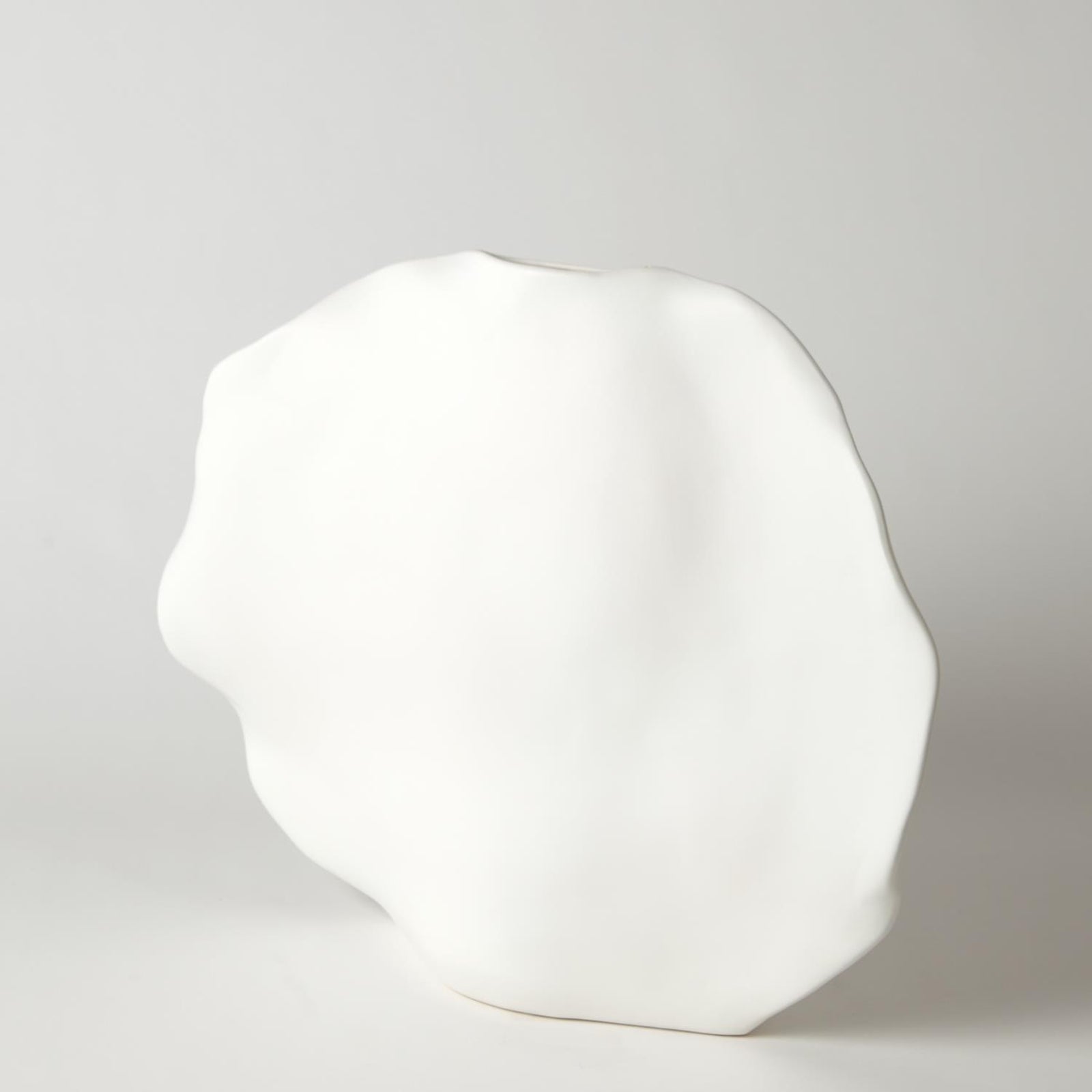 Global Views Kelp Vase Matte White