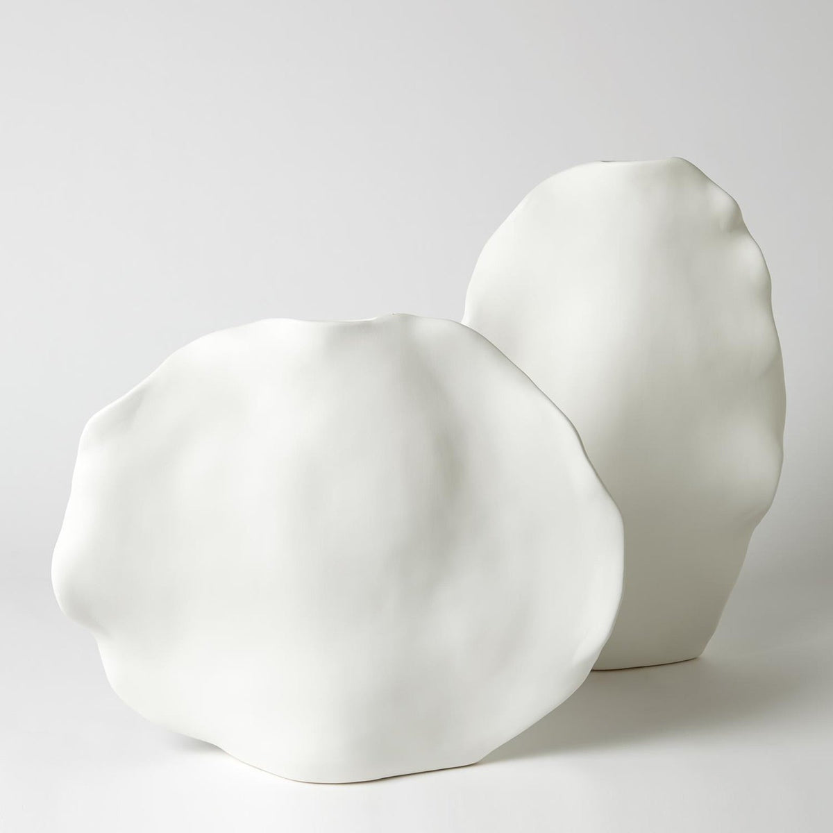 Global Views Matte White Kelp Vase