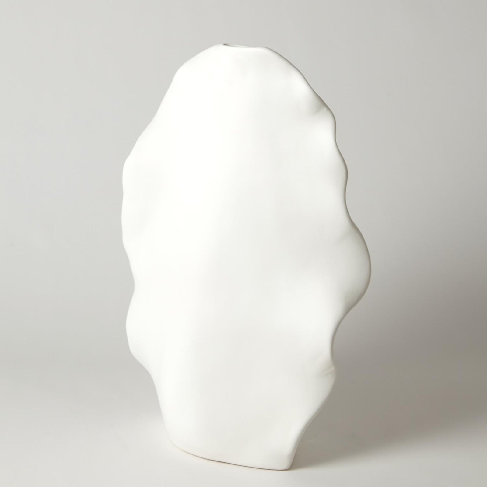 Global Views Kelp Vase Matte White