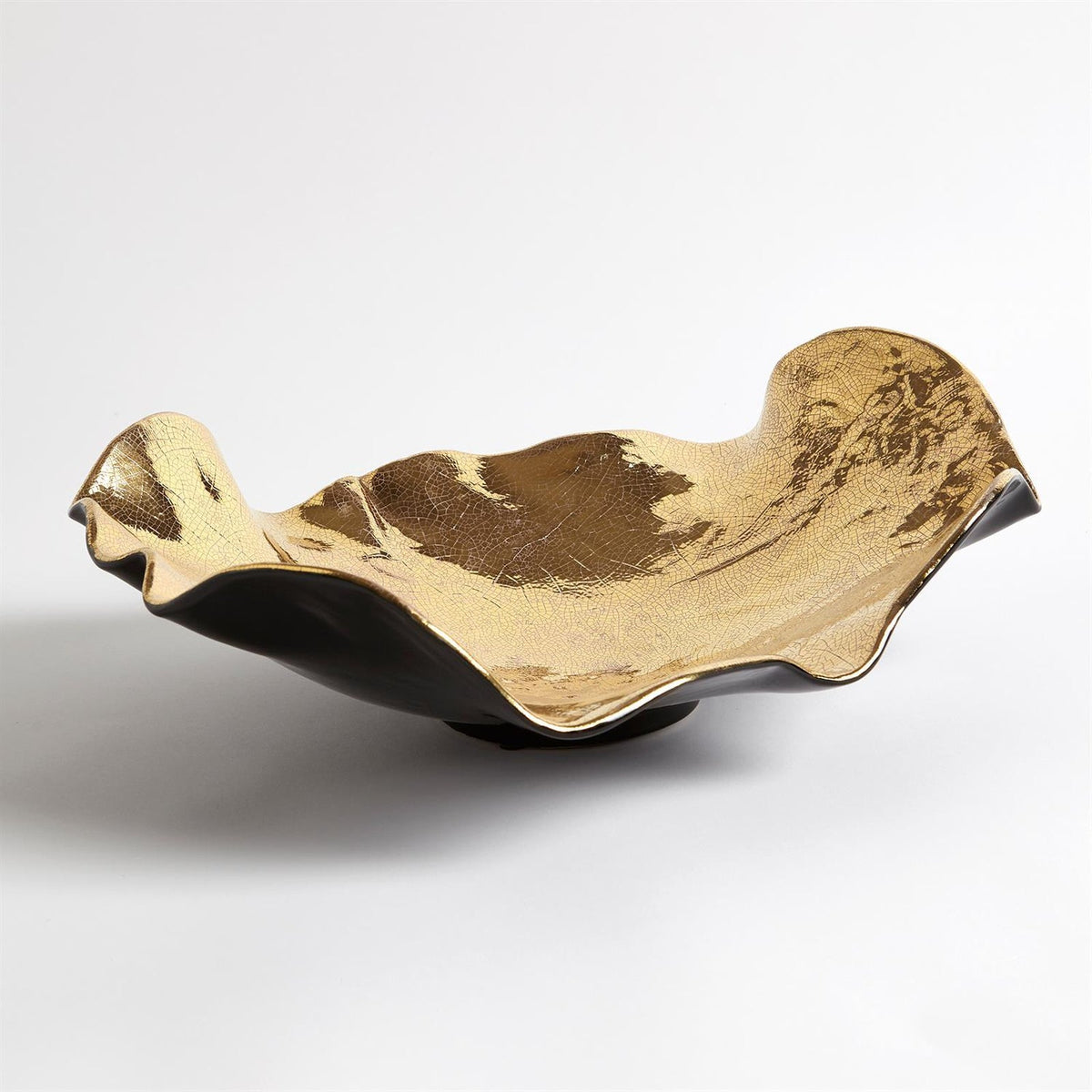 Global Views Wave Platter Crackle