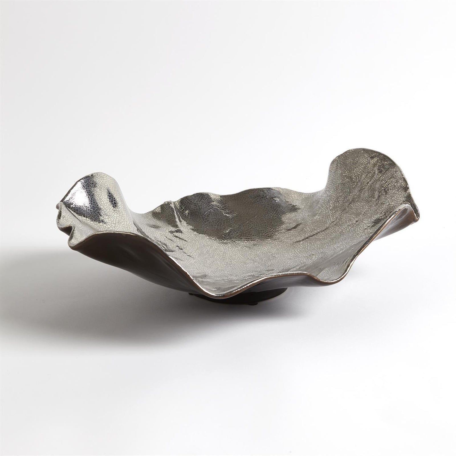 Global Views Wave Platter Crackle