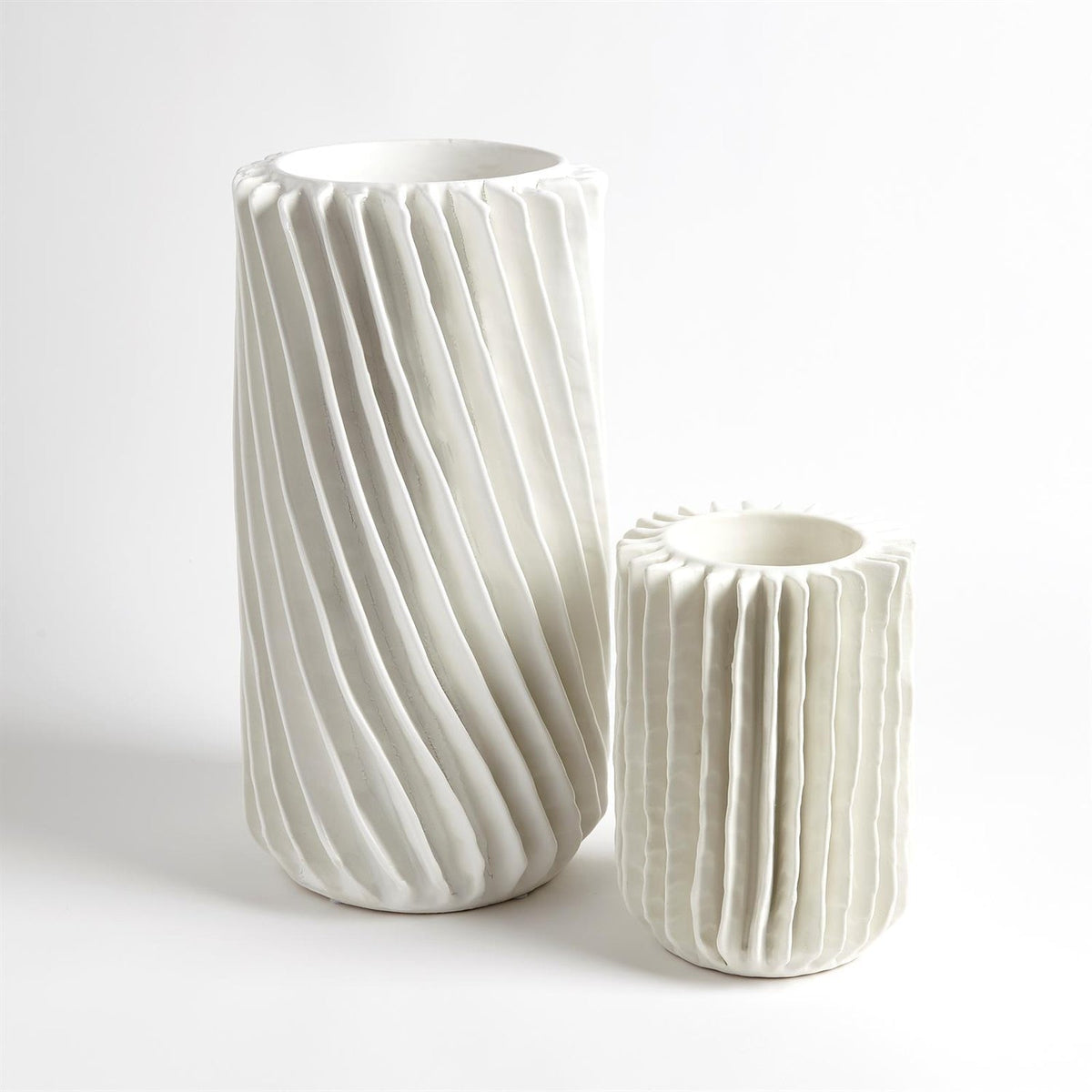 Global Views Radiator Swirl Vase