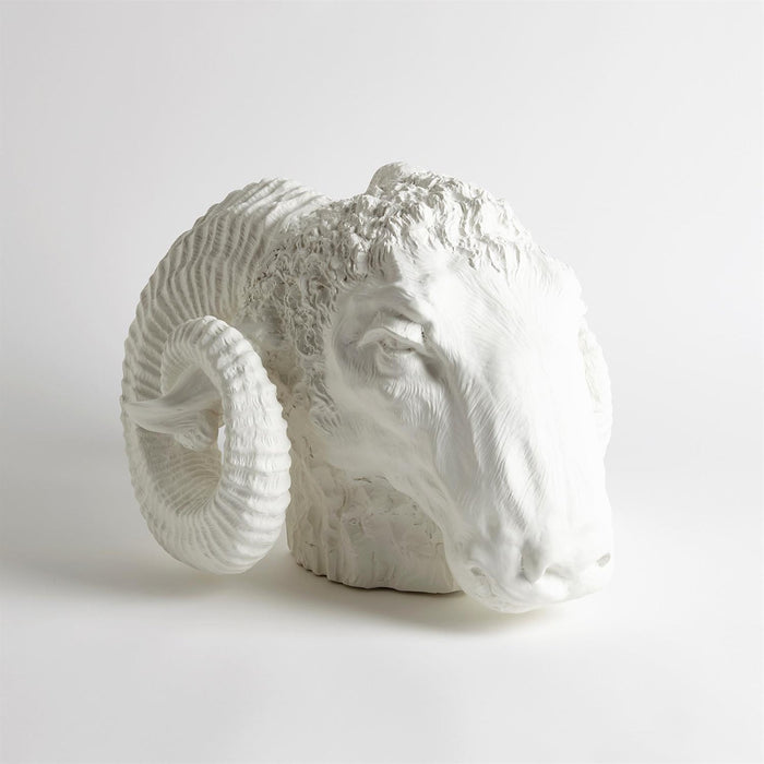 Global Views Capricorn Sculpture-Matte White