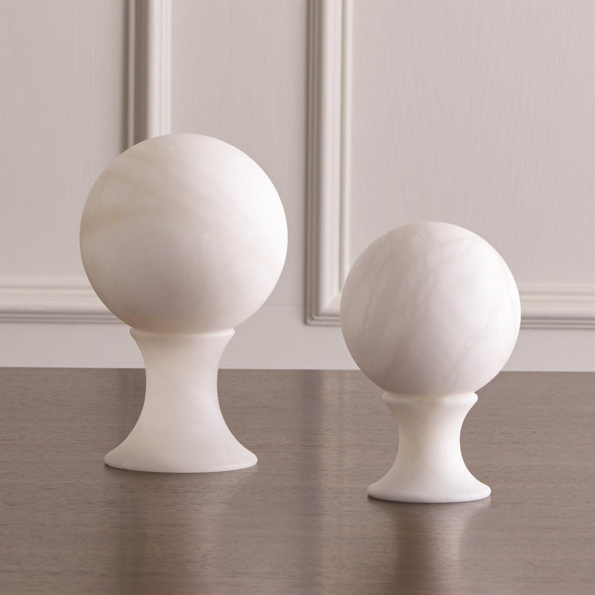 Global Views Alabaster Sphere Stand