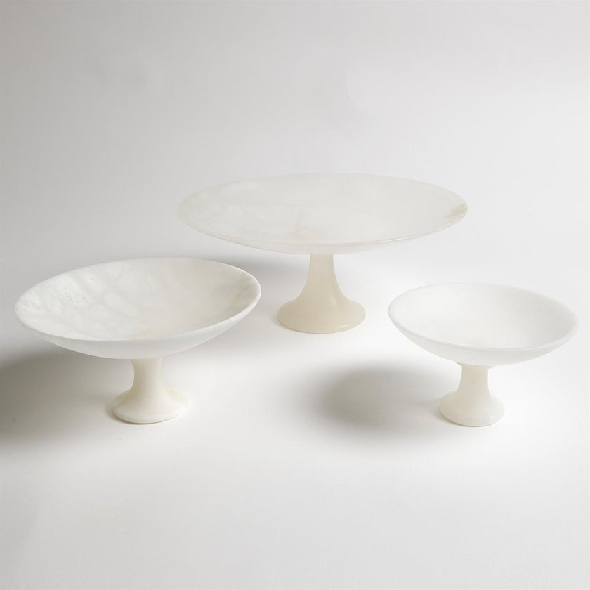 Global Views Alabaster Compote