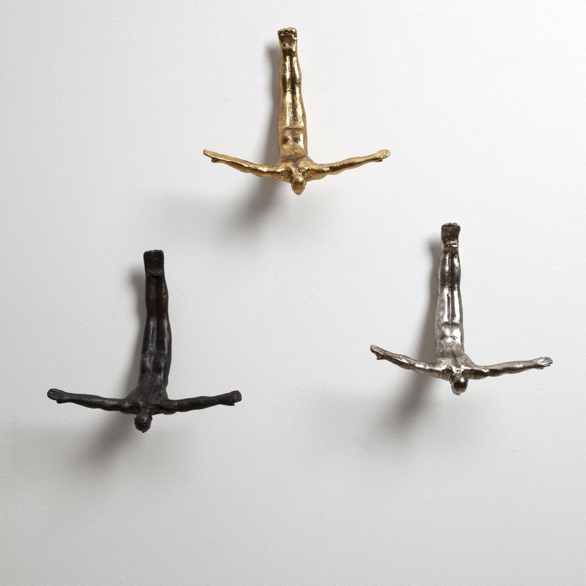 Global Views Wall Diver Sculpture
