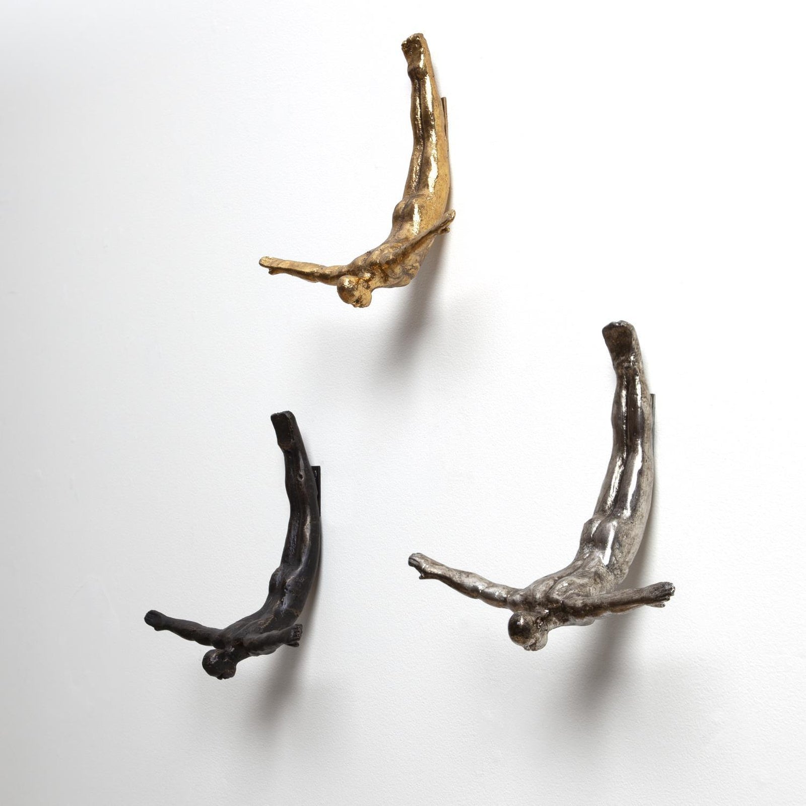 Global Views Wall Diver Sculpture