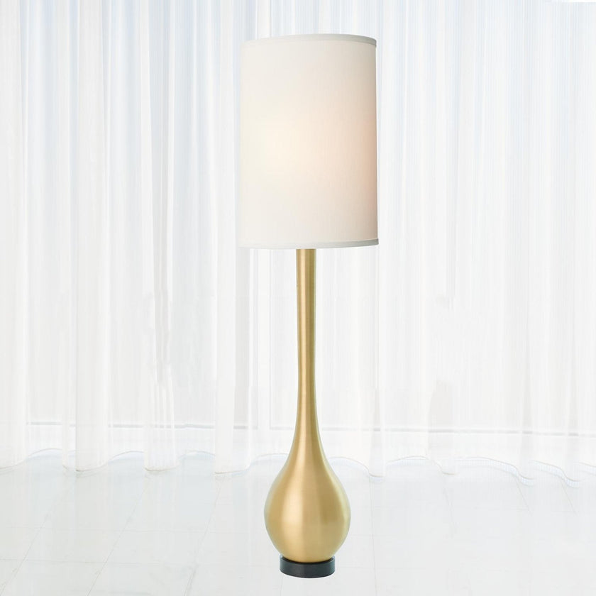 Global Views Light Bronze Bulb Floor Lamp