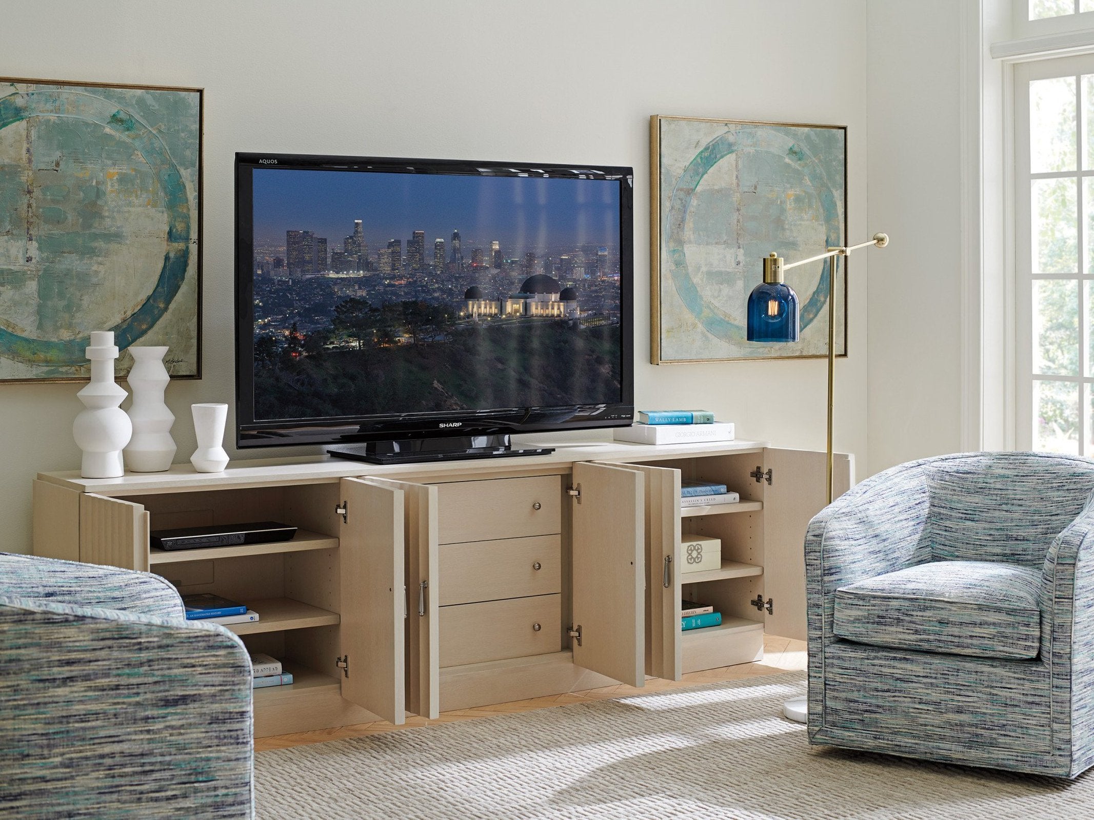 Sligh Cascades San Marcos Media Console