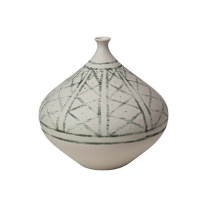 Global Views Hand Painted Grenz Vase