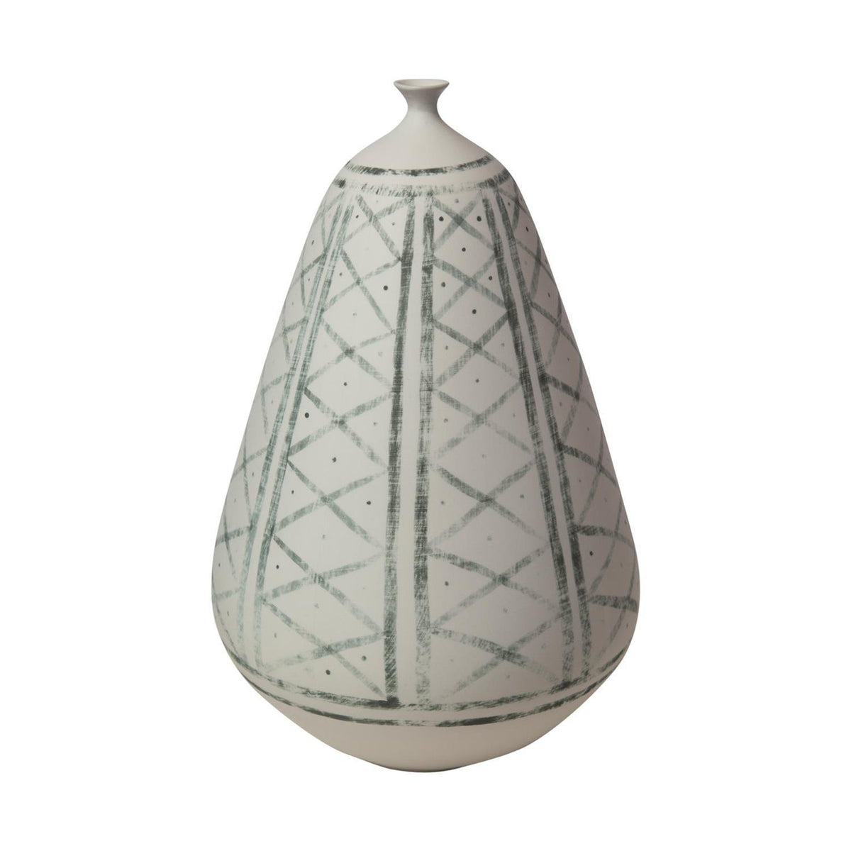 Global Views Hand Painted Grenz Vase