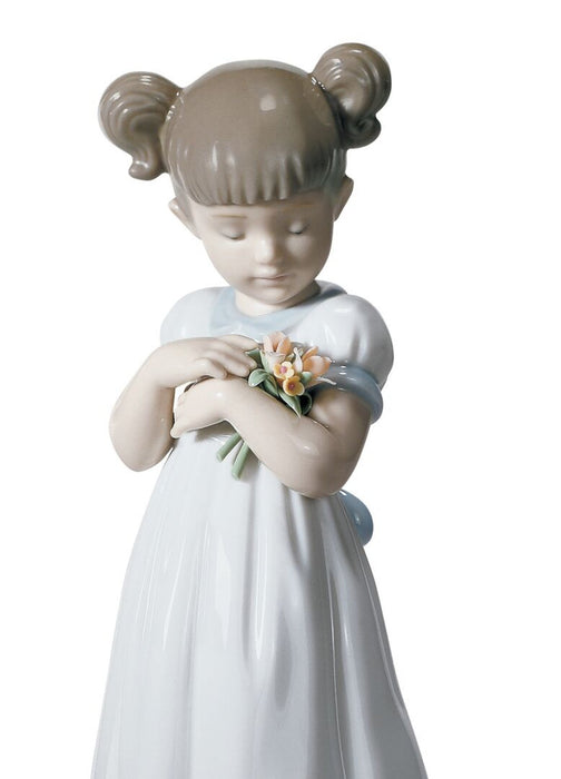 Lladro Flowers for Mommy Girl Figurine