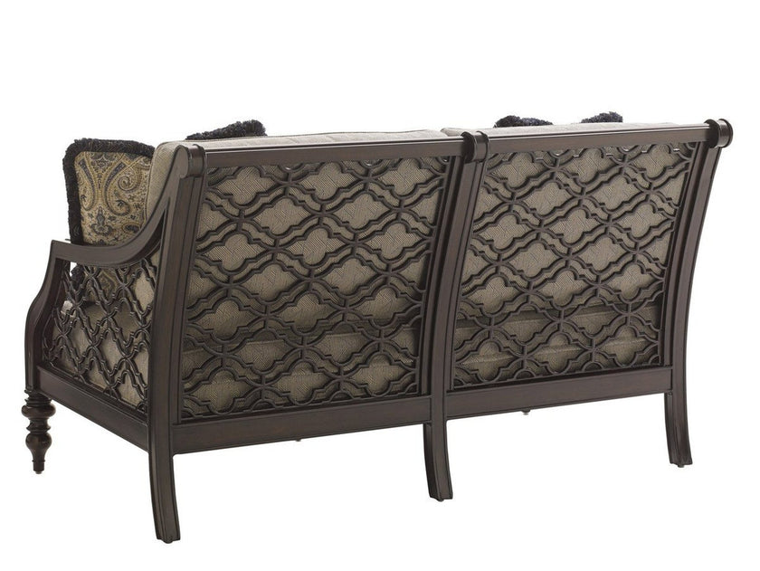 Tommy Bahama Outdoor Royal Kahala Black Sands Love Seat