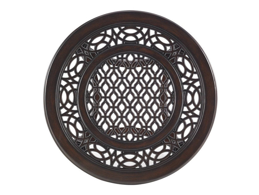 Tommy Bahama Outdoor Royal Kahala Black Sands Round End Table