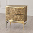 Global Views Crinkle Bedside Chest