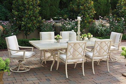 Tommy Bahama Outdoor Misty Garden Dining Table With Porcelain Top