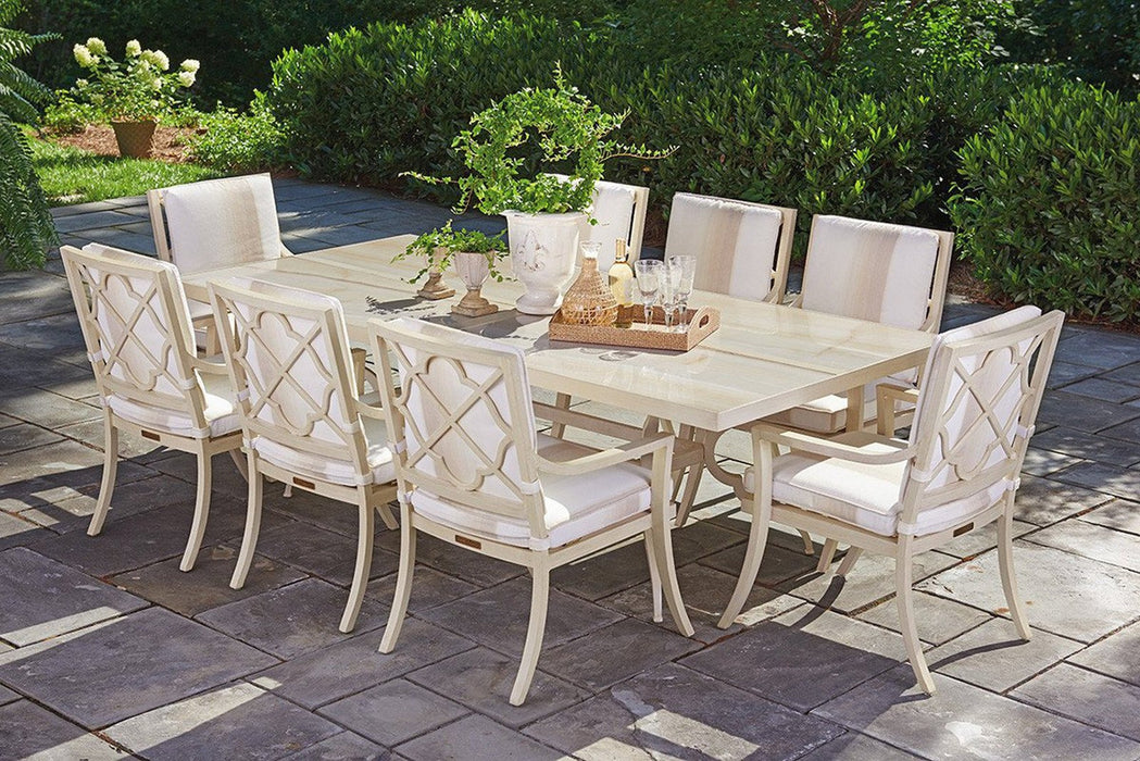 Tommy Bahama Outdoor Misty Garden Dining Table With Porcelain Top