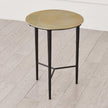 Global Views Circle Etched Accent Table
