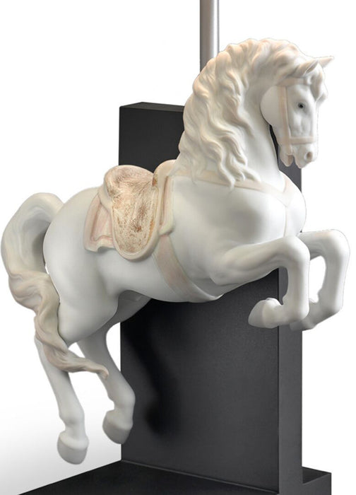 Lladro Horse On Courbette Table Lamp (US)