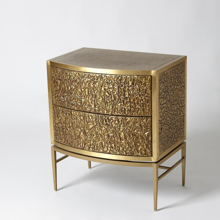 Global Views Crinkle Bedside Chest